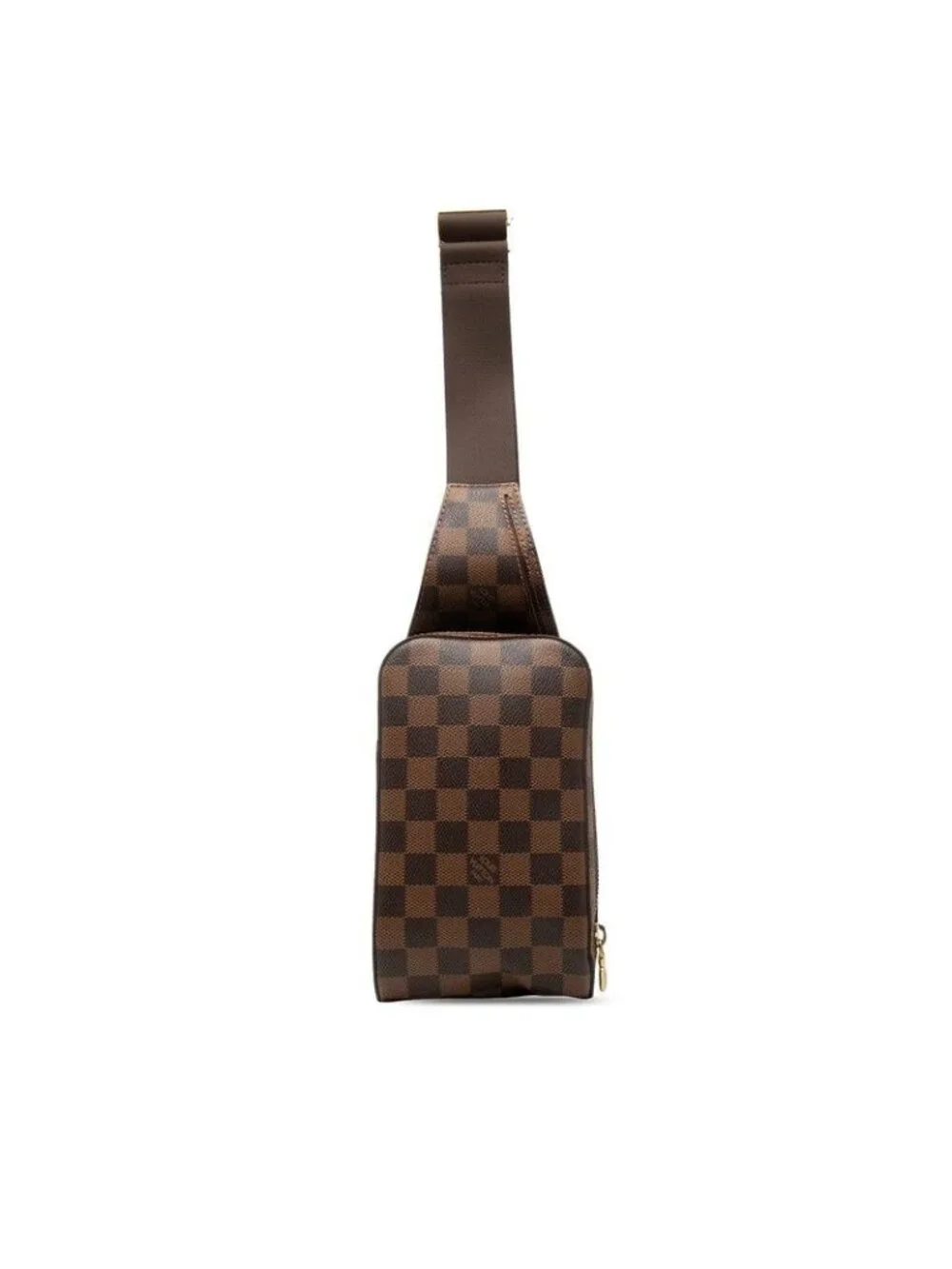 Louis Vuitton Damier Geronimos Shoulder Bag Brown